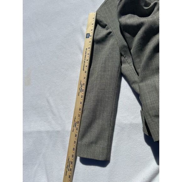 VTG Ladies Pendleton 100% Virgin Wool Gray Blazer 12P - Picture 9 of 12